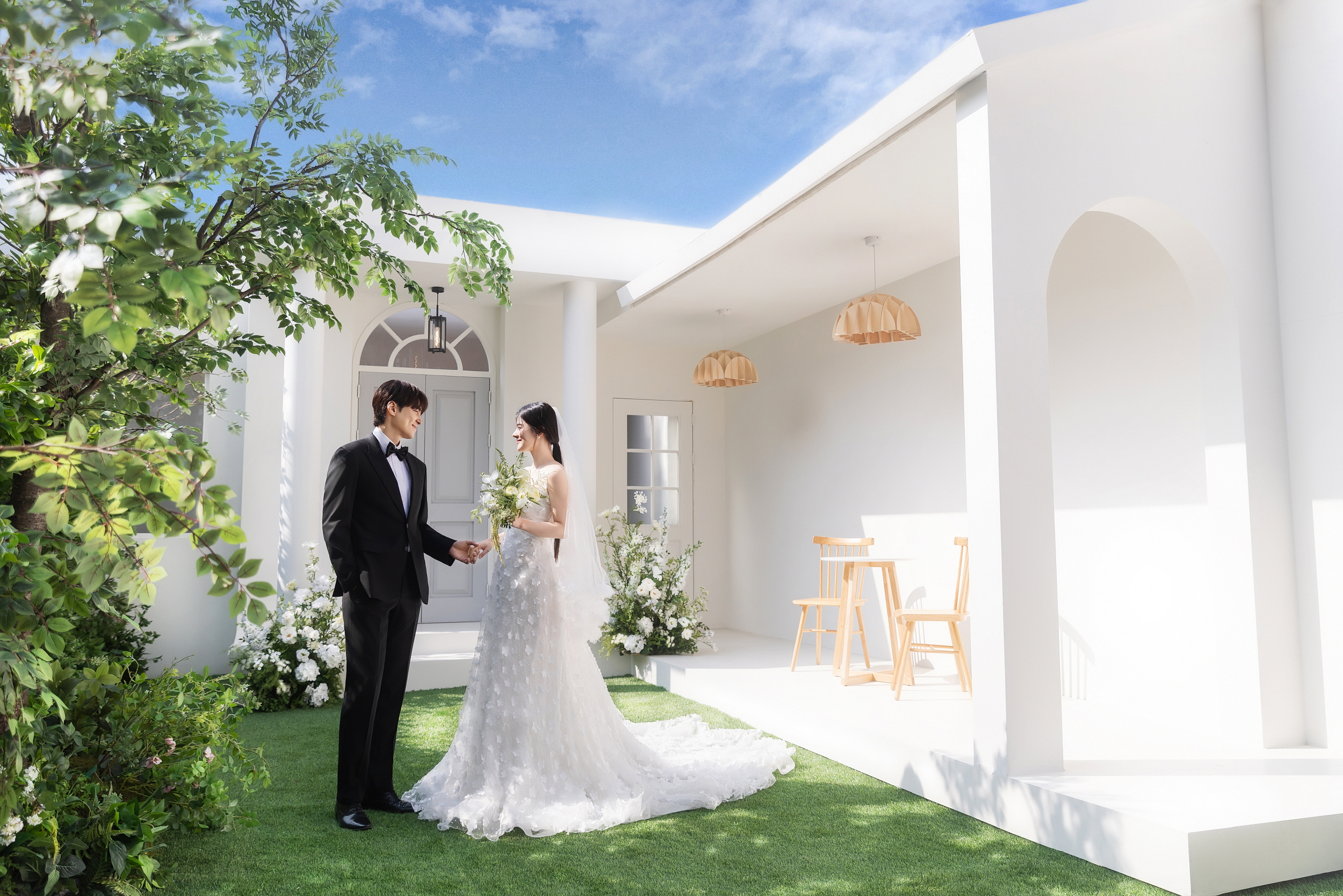The Chungdam wedding portrait